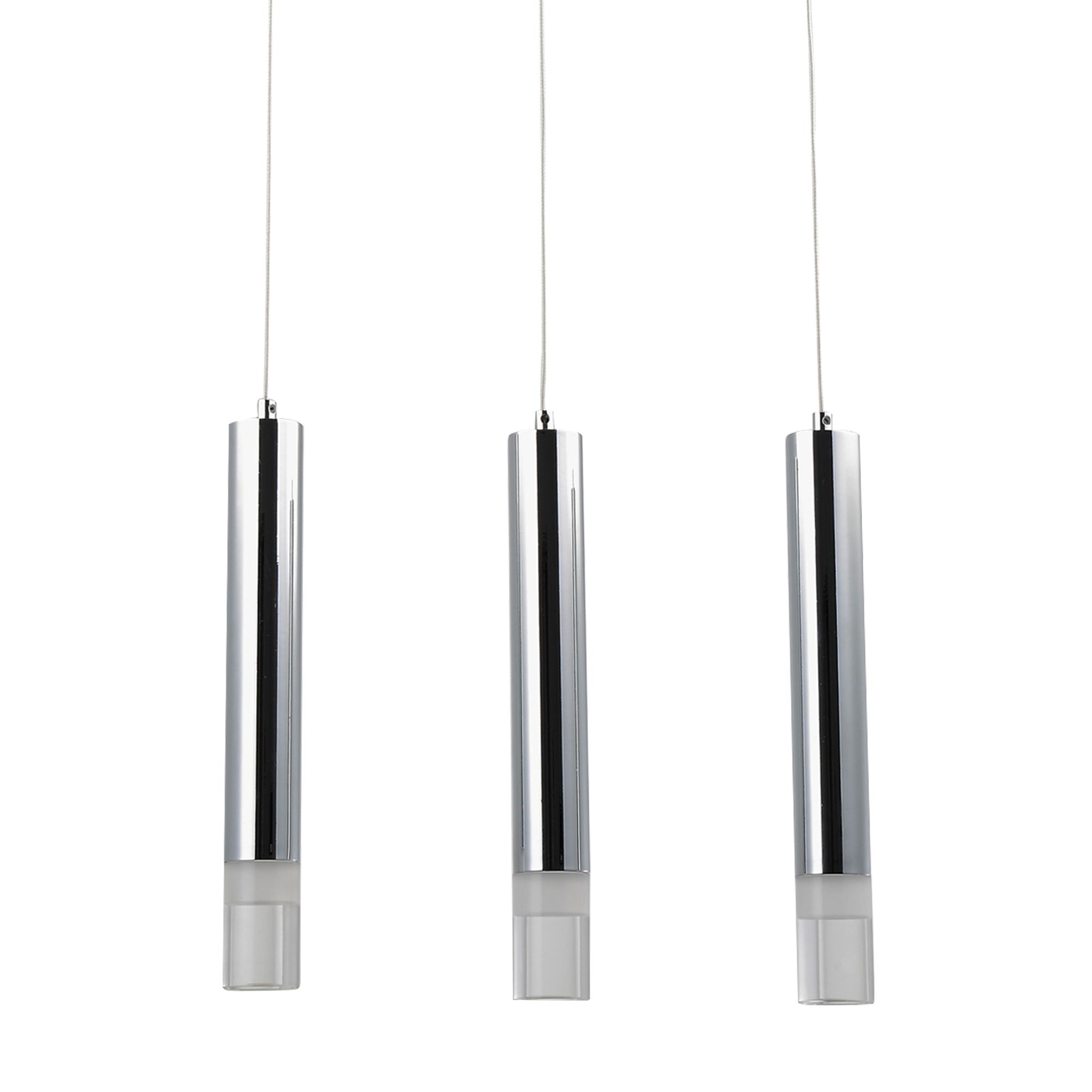 Rossak Chrome effect 3 Lamp Pendant ceiling light, (Dia)430mm