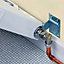 Rotarad Compression Chrome effect Radiator access kit (H)50mm (W)150mm (D)110mm