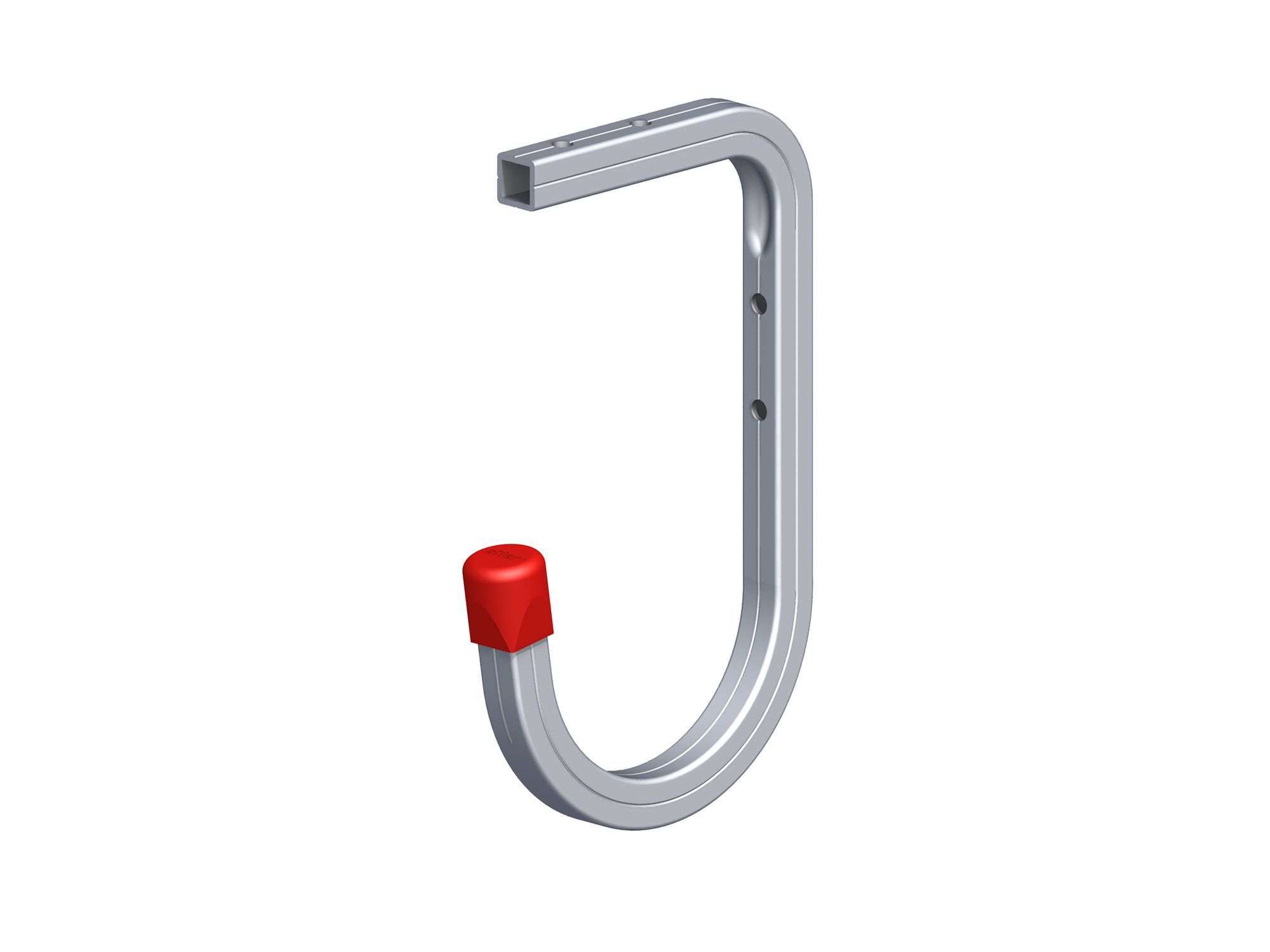 Rothley Aluminium J-shaped Storage hook (D)110mm