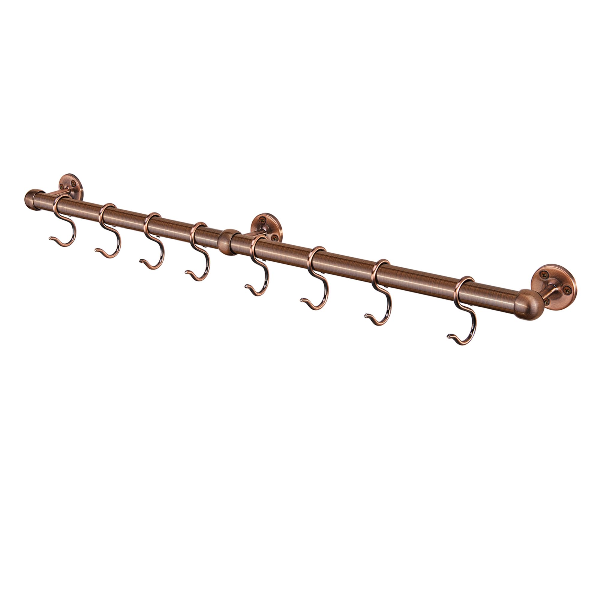 Rothley Antique copper effect Stainless steel Kitchen accessory rail (H)66.5mm (L)612mm