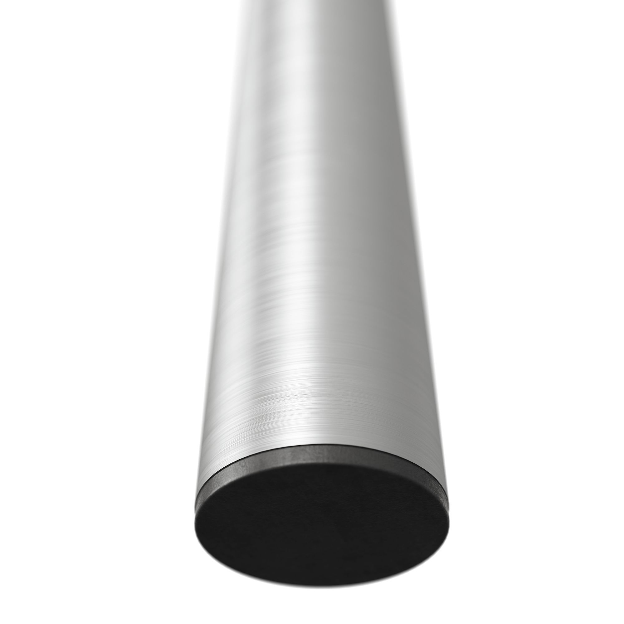 Rothley Brushed Straight Table leg (H)900mm (Dia)50mm