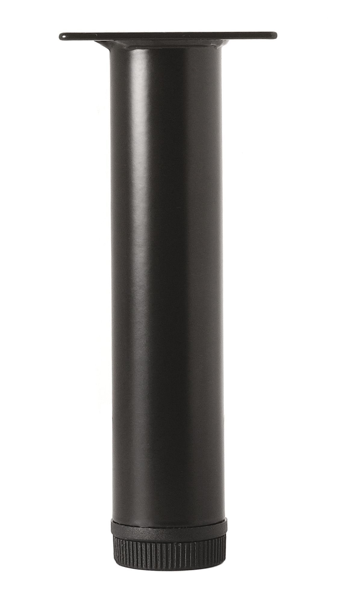 Rothley Painted Black Furniture leg (H)150mm (Dia)32mm