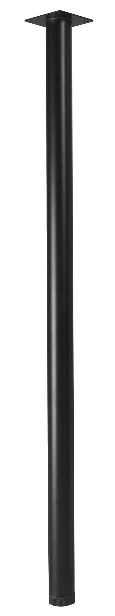 Rothley Painted Black Furniture leg (H)300mm (Dia)32mm