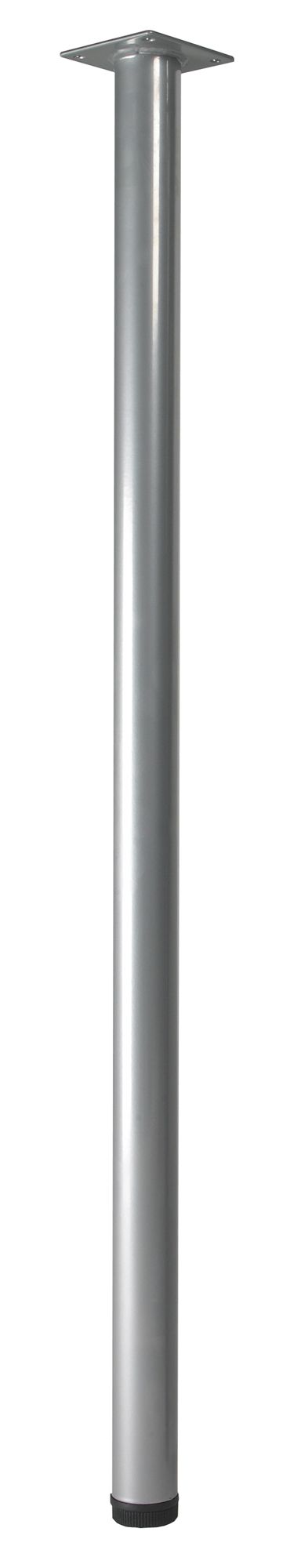 Rothley Painted Silver effect Furniture leg (Dia)32mm