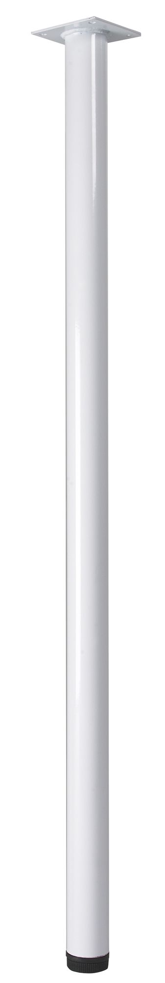 Rothley Painted White Furniture leg (H)300mm (Dia)32mm