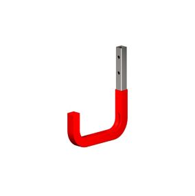 Rothley Red Steel J-shaped Storage hook (D)115mm