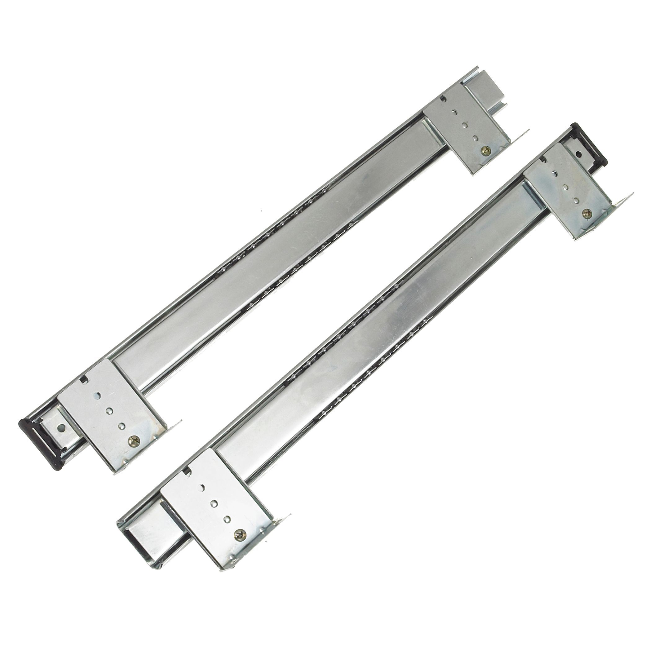 Rothley Steel Adjustable Keyboard Drawer runner (L)400mm, Pack of 2