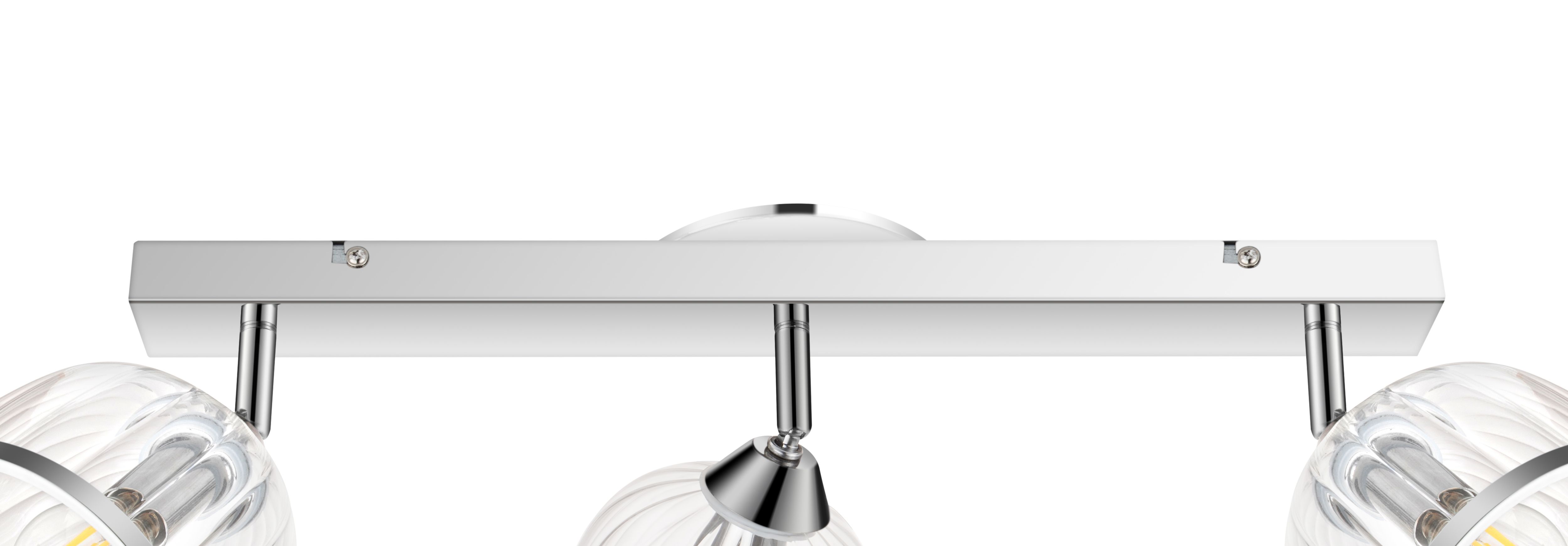 Rothwell Bar Chrome effect 3 Light Spotlight