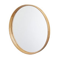 Round Framed mirror (H)61.5cm (W)61.5cm