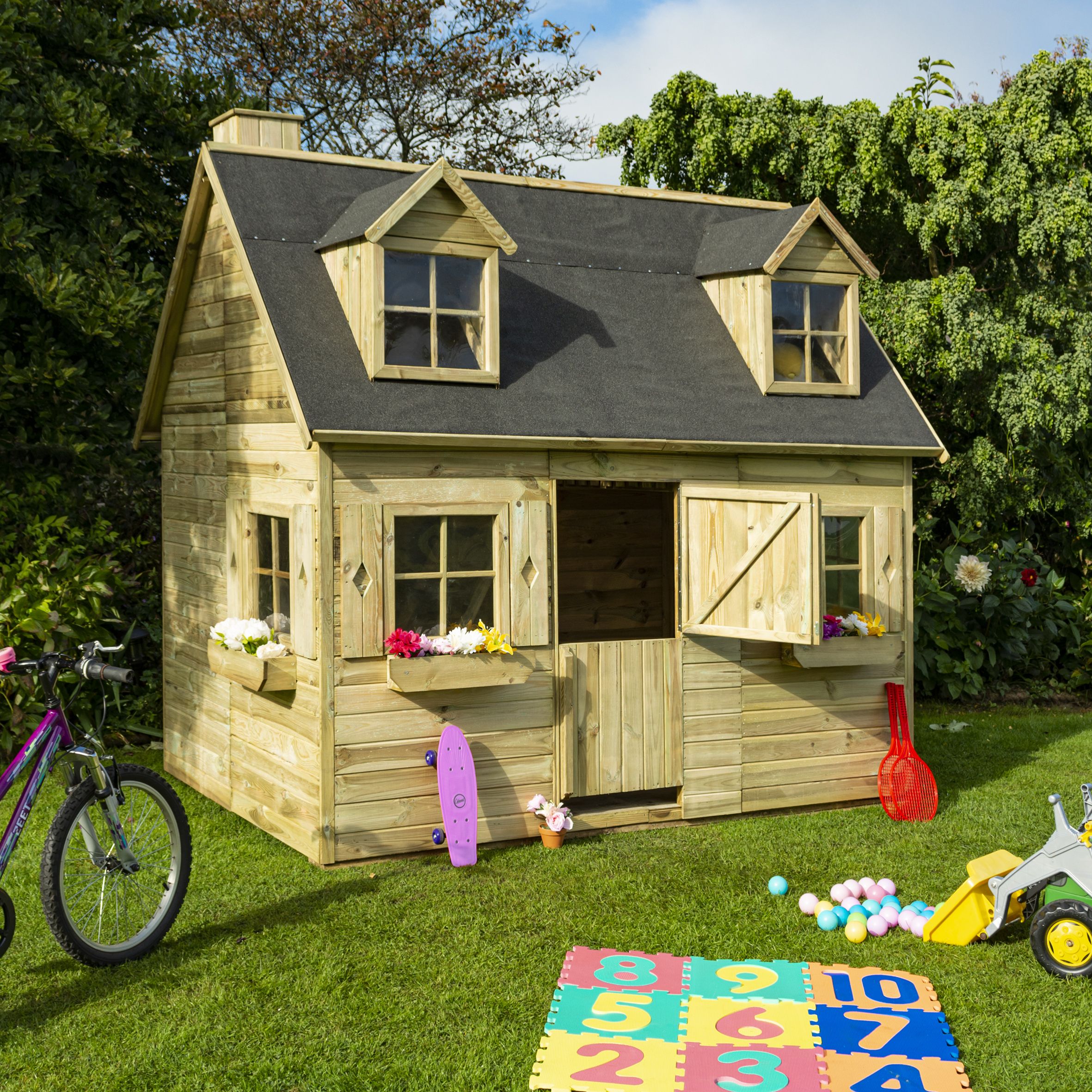 Rowlinson Country Cottage Apex Shiplap Playhouse