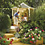 Rowlinson Gainsborough Natural Hexagonal Gazebo, (W)3m (D)2.6m - Assembly service included