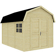 Rowlinson Paramount Buildings 11x8 Barn Tongue & groove Wooden Shed