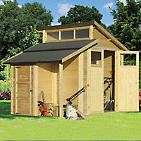Rowlinson Paramount Buildings 7x10 Pent Tongue & groove Wooden Shed