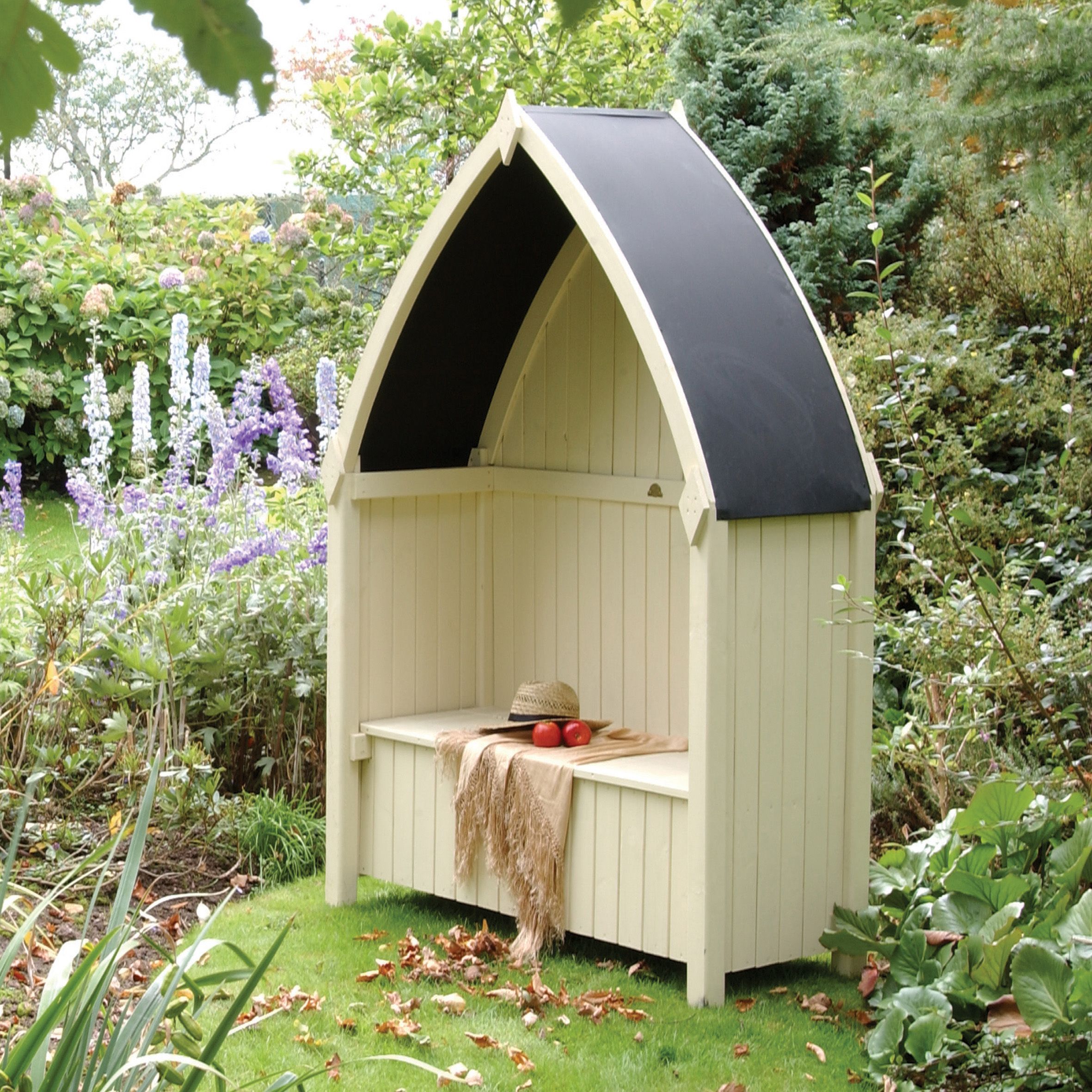 Rowlinson Winchester Boat Arbour, (H)2135mm (W)1390mm (D)700mm - Assembly required