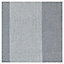 Rural Grey Fringed Striped Table cloth (L)1900mm (W)1400mm