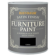 Rust-Oleum Carbon Satin Furniture paint, 750ml