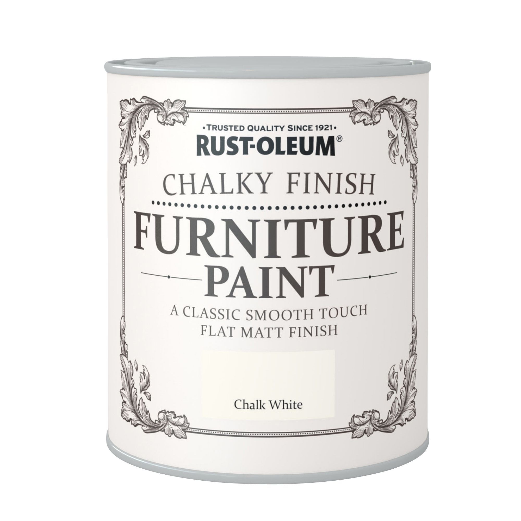 Rust-Oleum Chalk white Chalky effect Matt Furniture paint, 750ml