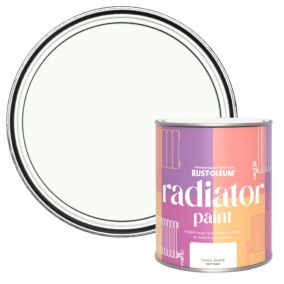 Rust-Oleum Chalk White Matt Radiator paint, 750ml