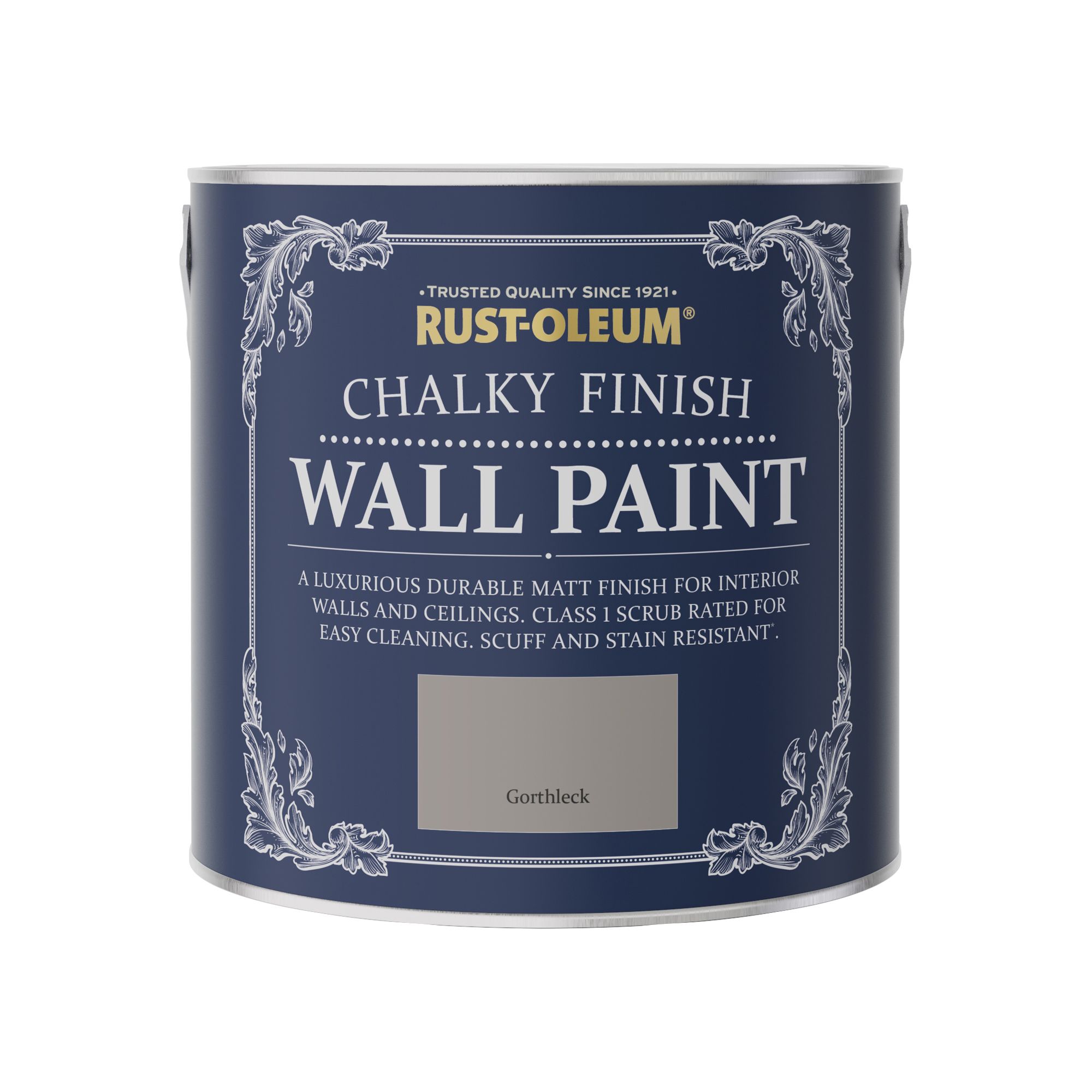 Rust-Oleum Chalky Finish Wall Gorthleck Flat matt Emulsion paint, 2.5L