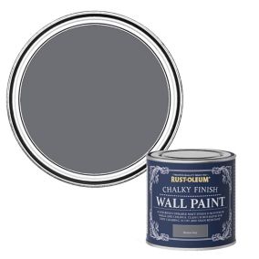 Rust-Oleum Chalky Finish Wall Marine grey Flat matt Emulsion paint, 125ml