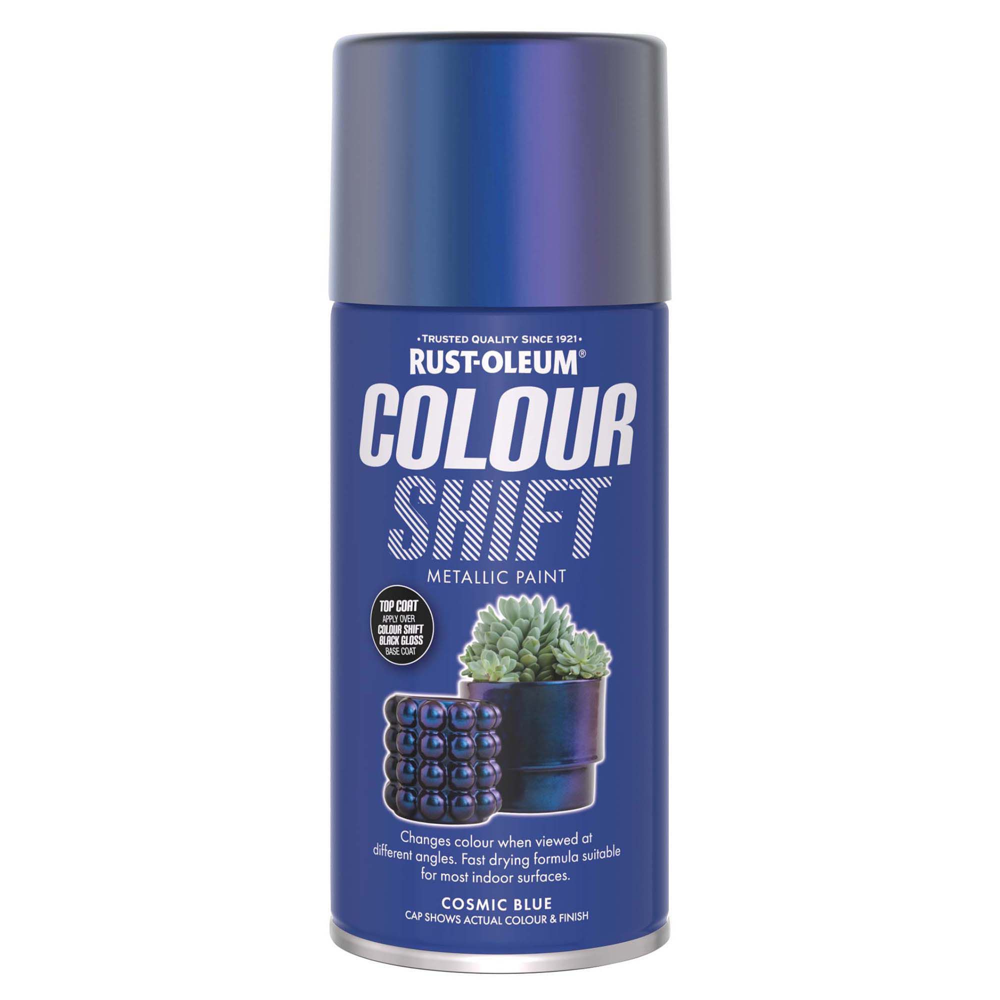 Rust-Oleum Colour Shift Cosmic Blue Multi-surface Topcoat Spray paint, 150ml