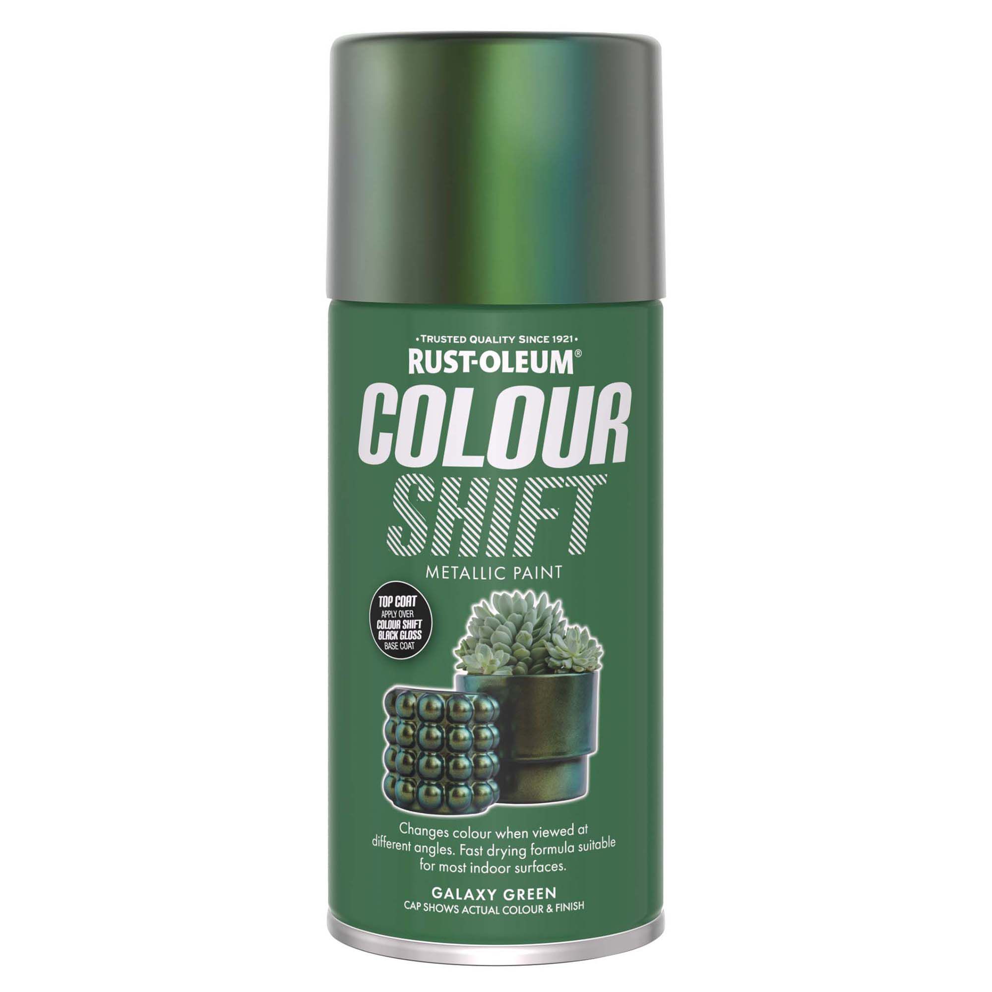 Rust-Oleum Colour Shift Galaxy Green Multi-surface Topcoat Spray paint, 150ml