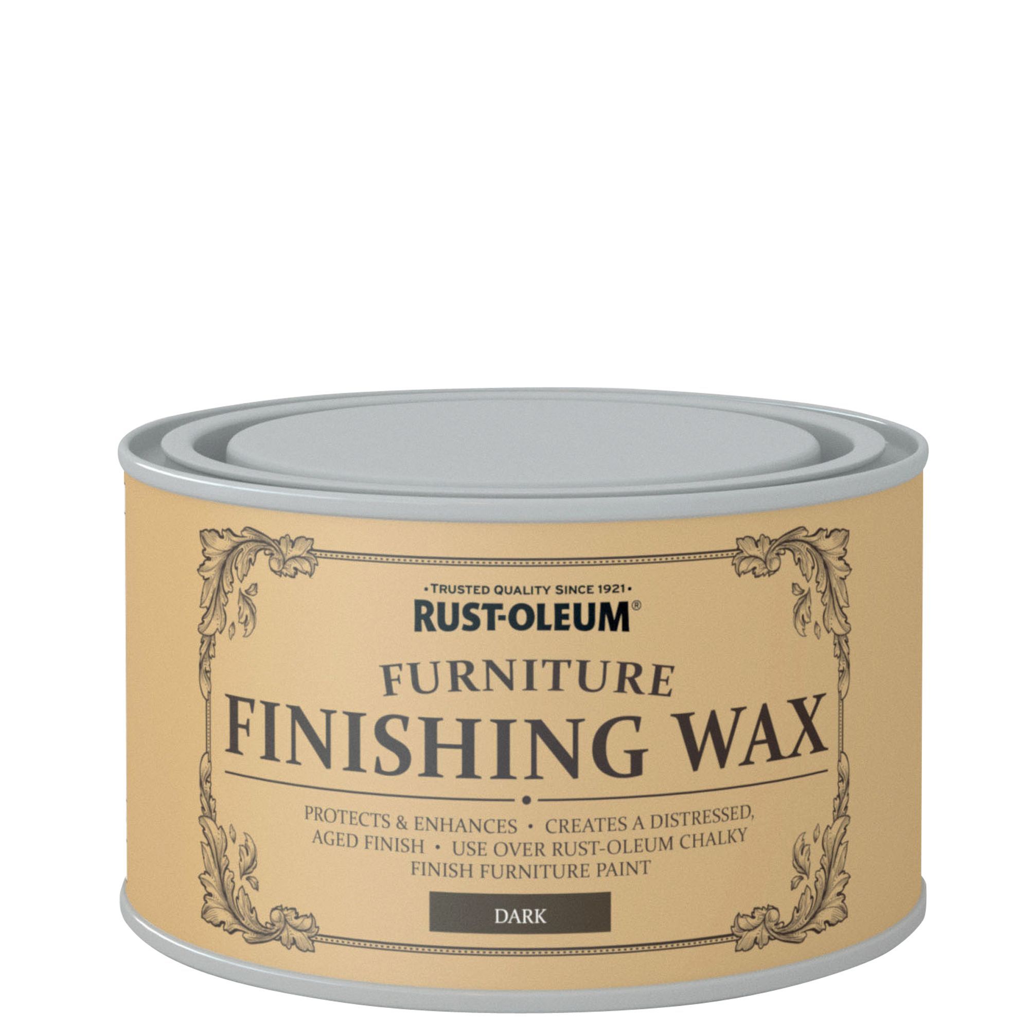 Rust-Oleum Dark brown Matt Furniture Wax Finishing wax, 0.4L