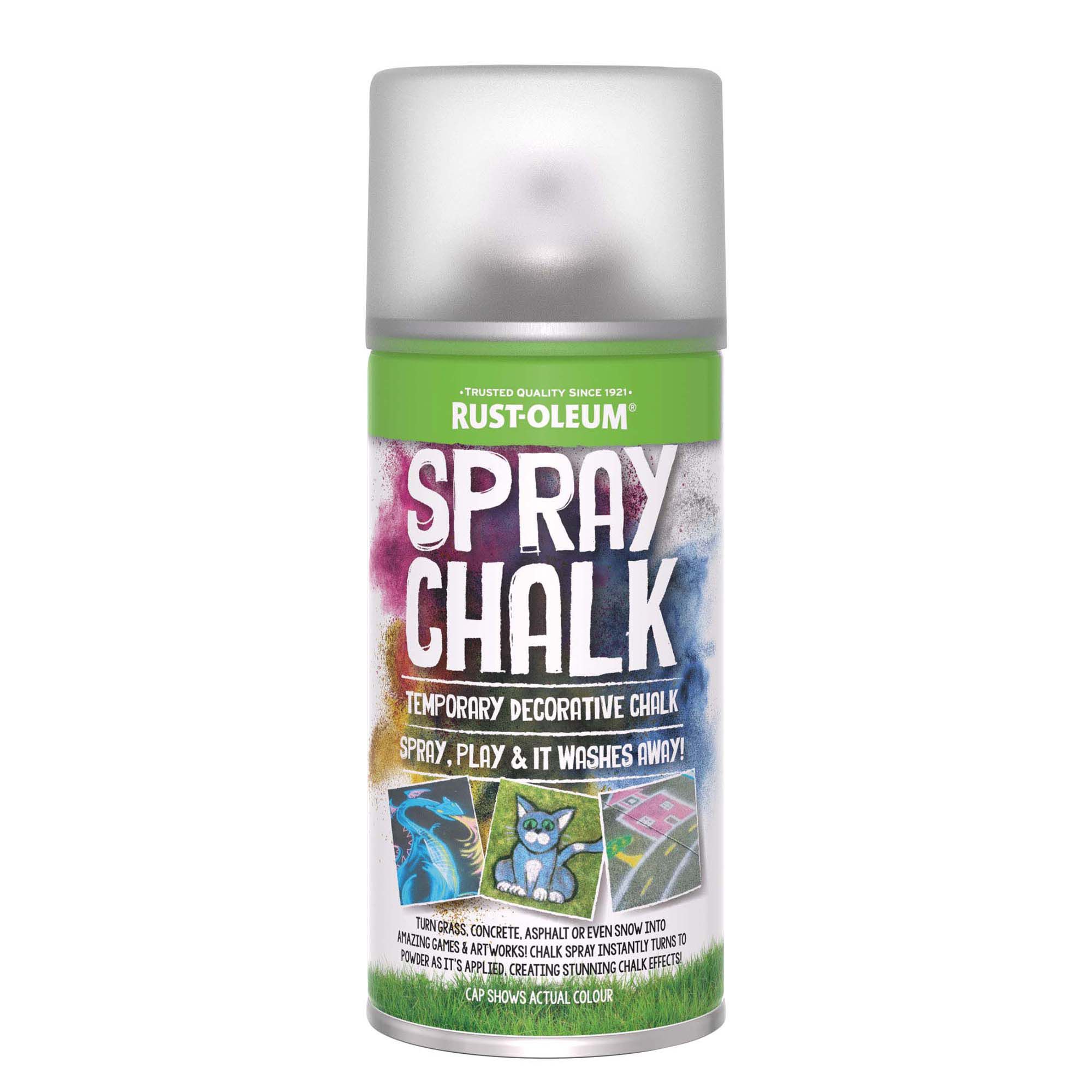 Rust-Oleum Decorative White Chalky Topcoat Spray paint, 150ml