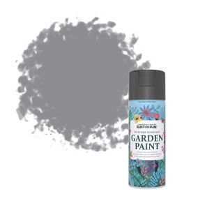 Rust-Oleum Garden Paint Anthracite Matt Multi-surface Garden Paint, 400ml Spray can