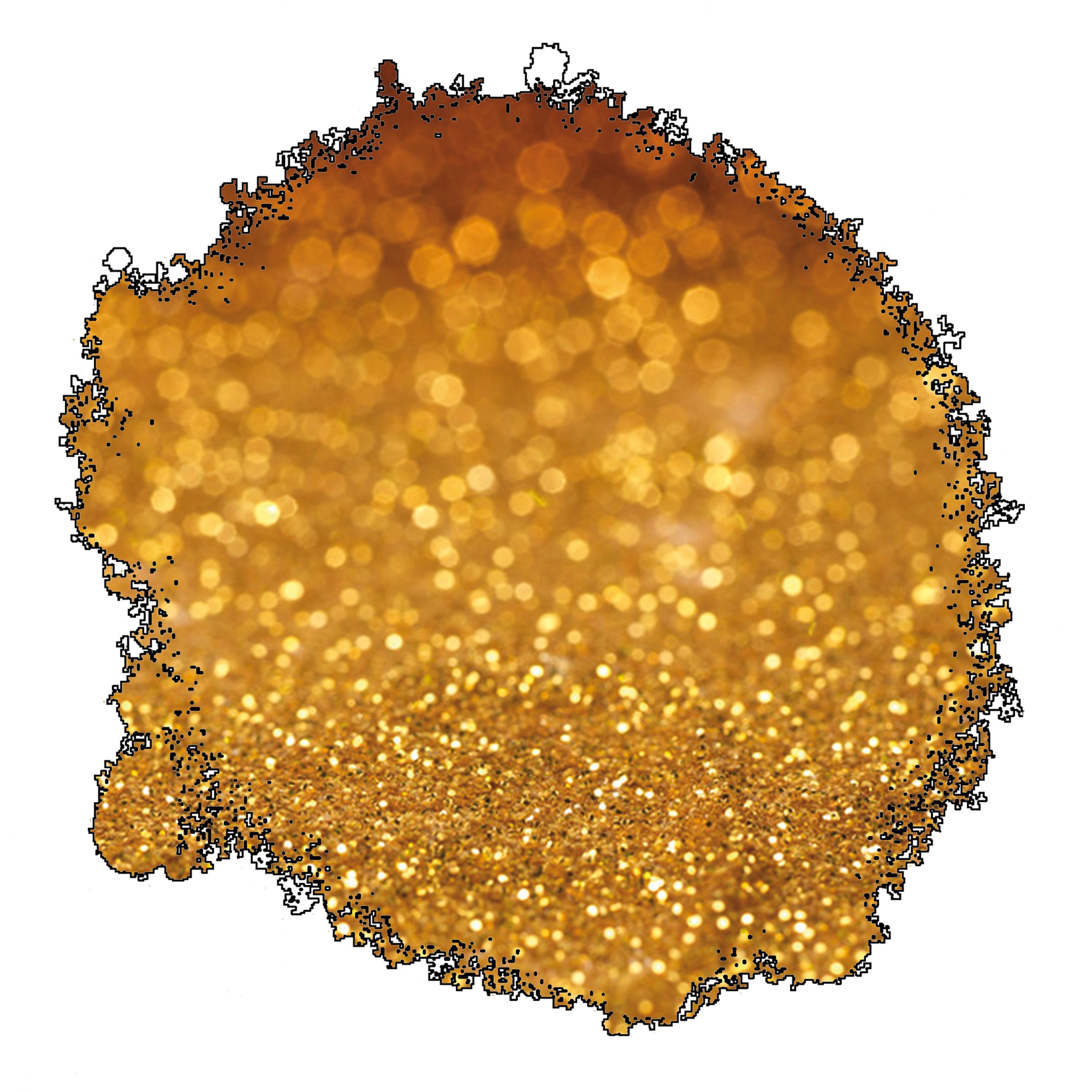Rust-Oleum Glitter Gloss Gold glitter effect Multi-surface Topcoat Spray paint, 400ml