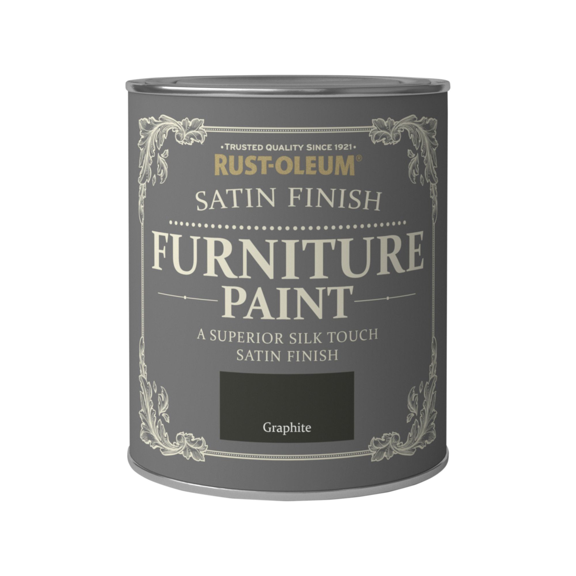 Rust-Oleum Graphite Satinwood Furniture paint, 750ml