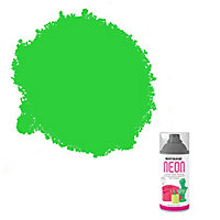 Rust-Oleum Green Matt Neon effect Multi-surface Spray paint, 150ml