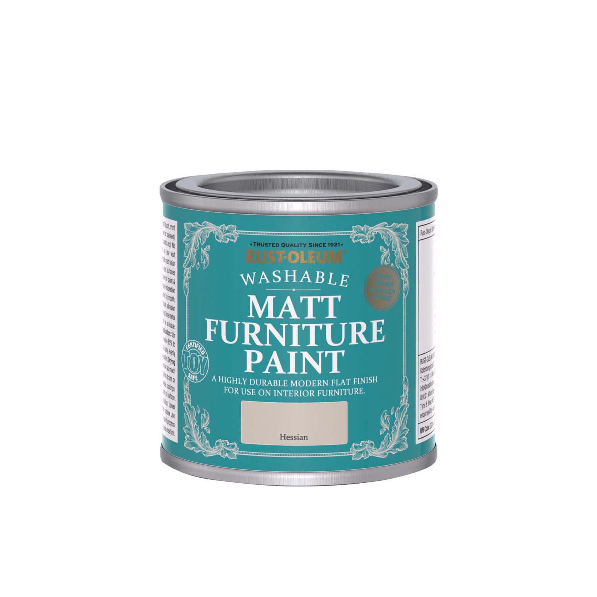 Rust-Oleum Hessian Matt Furniture paint, 125ml