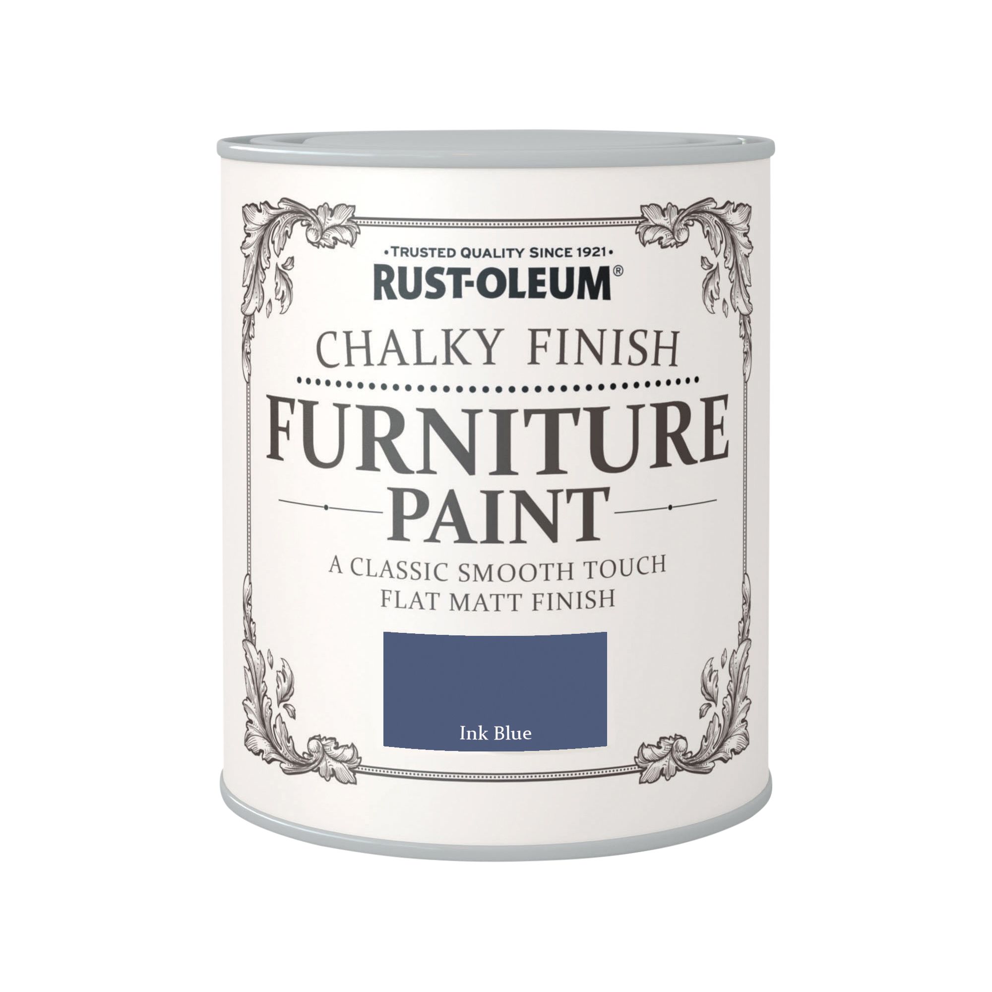 Rust-Oleum Ink blue Flat matt Furniture paint, 750ml