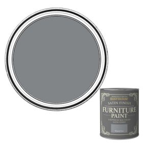 Rust-Oleum Interior Mineral grey Satinwood Furniture paint, 125ml