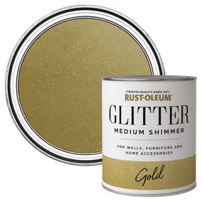 Rust-Oleum Painter's Touch Gold effect Multi-surface Decorative spray paint,  150ml