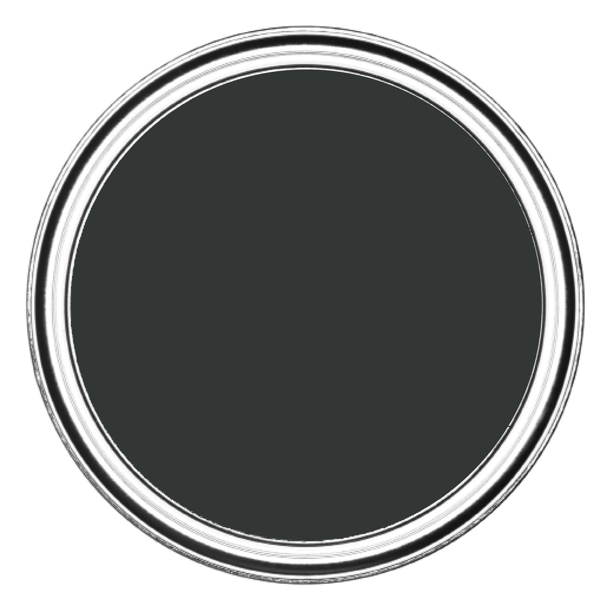 Rust-Oleum Metal Expert Black Satin Topcoat Paint, 250ml Tin