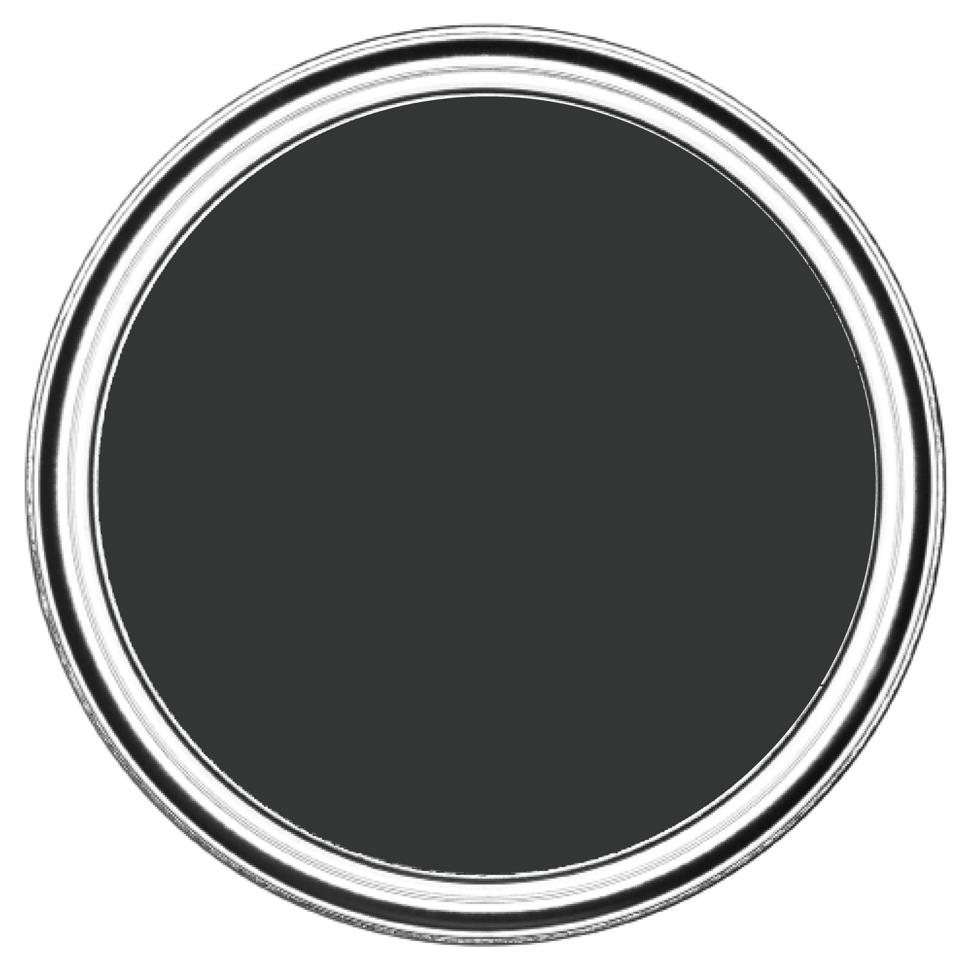 Rust-Oleum Metal Expert Black Satin Topcoat Paint, 750ml Tin