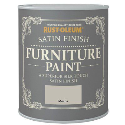 Rust-Oleum Mocha Satinwood Furniture paint, 125ml