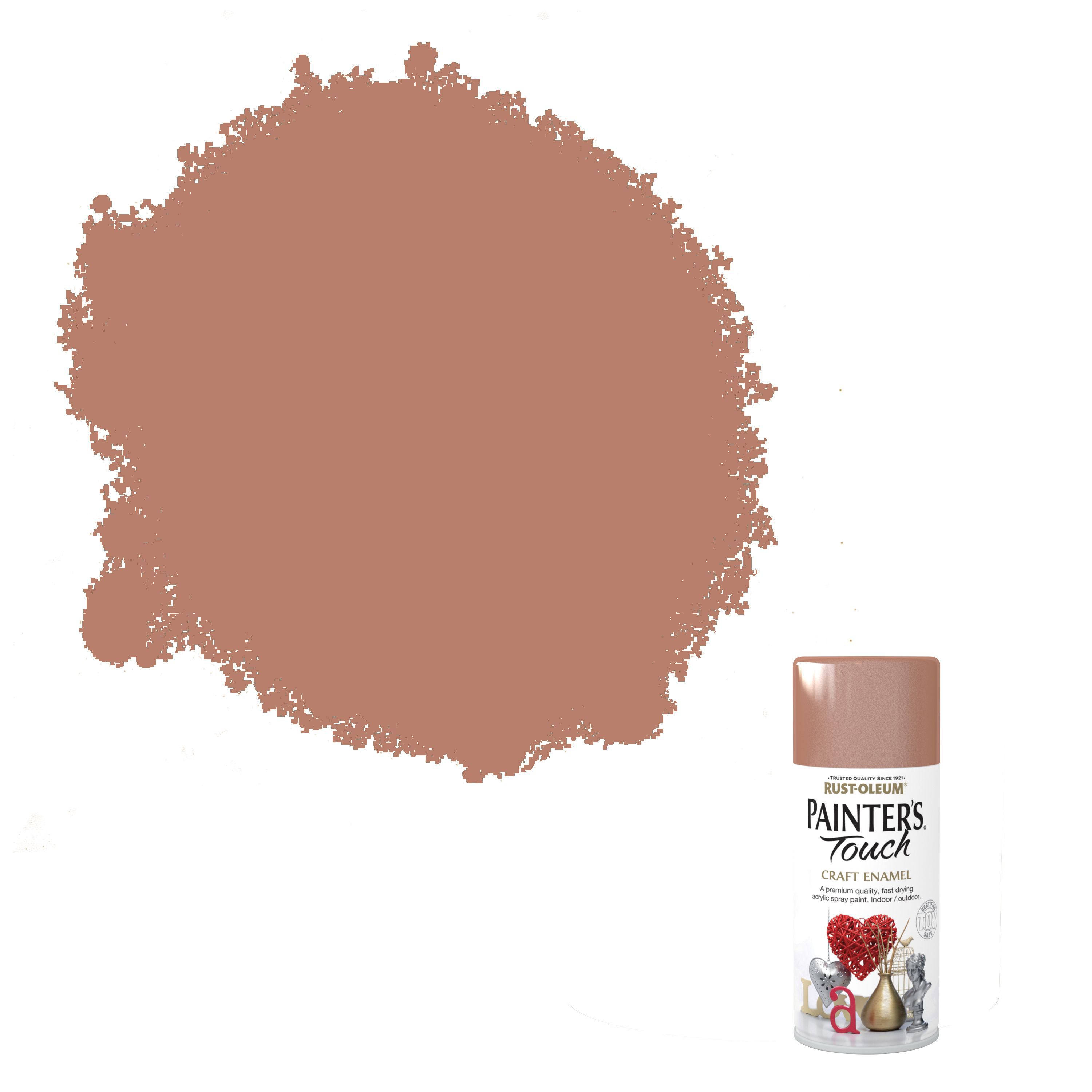 Rust-Oleum Painter's touch Copper effect Multi-surface Decorative spray paint, 150ml