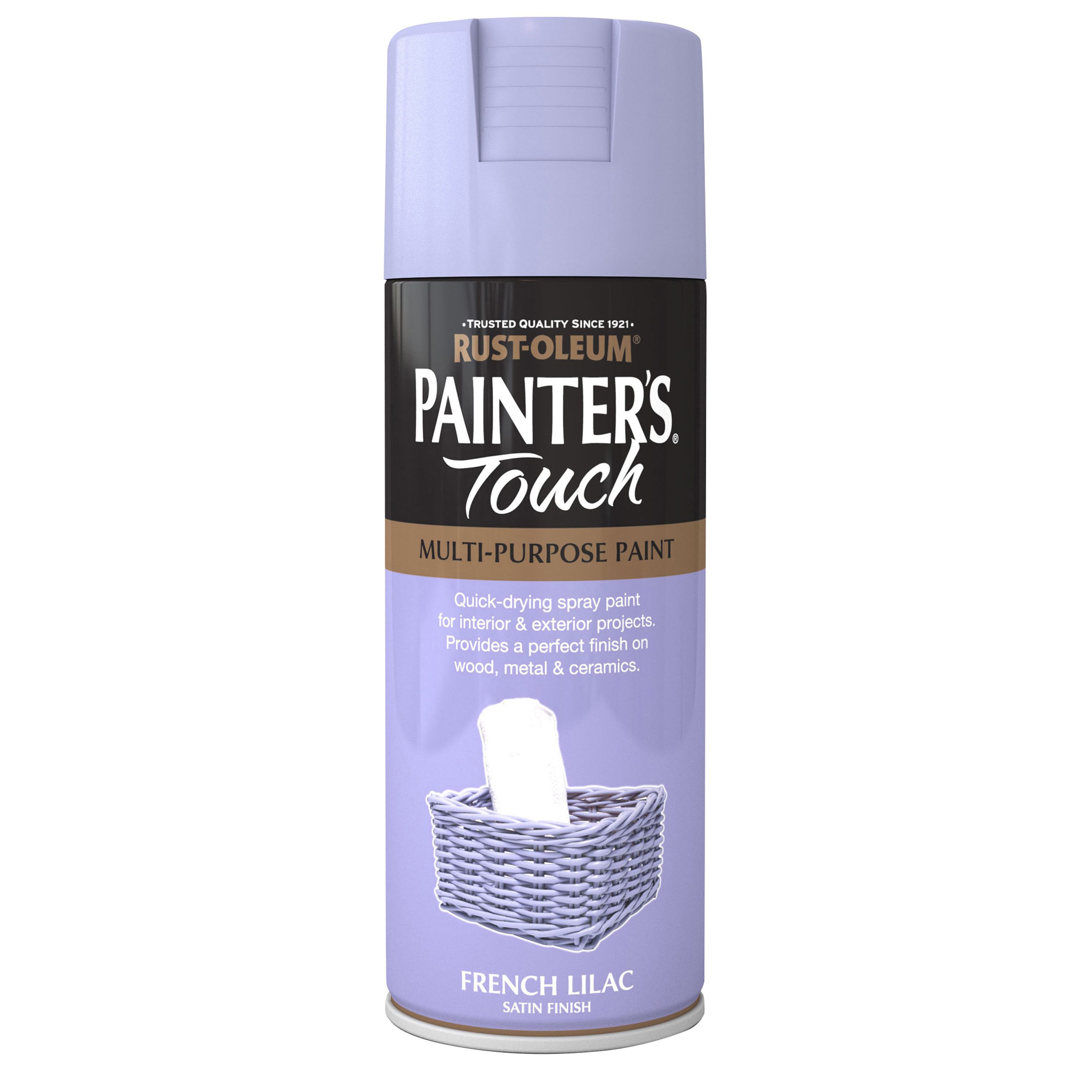 Rust-Oleum Painter's Touch French lilac Satinwood Multi-surface Decorative spray paint, 400ml