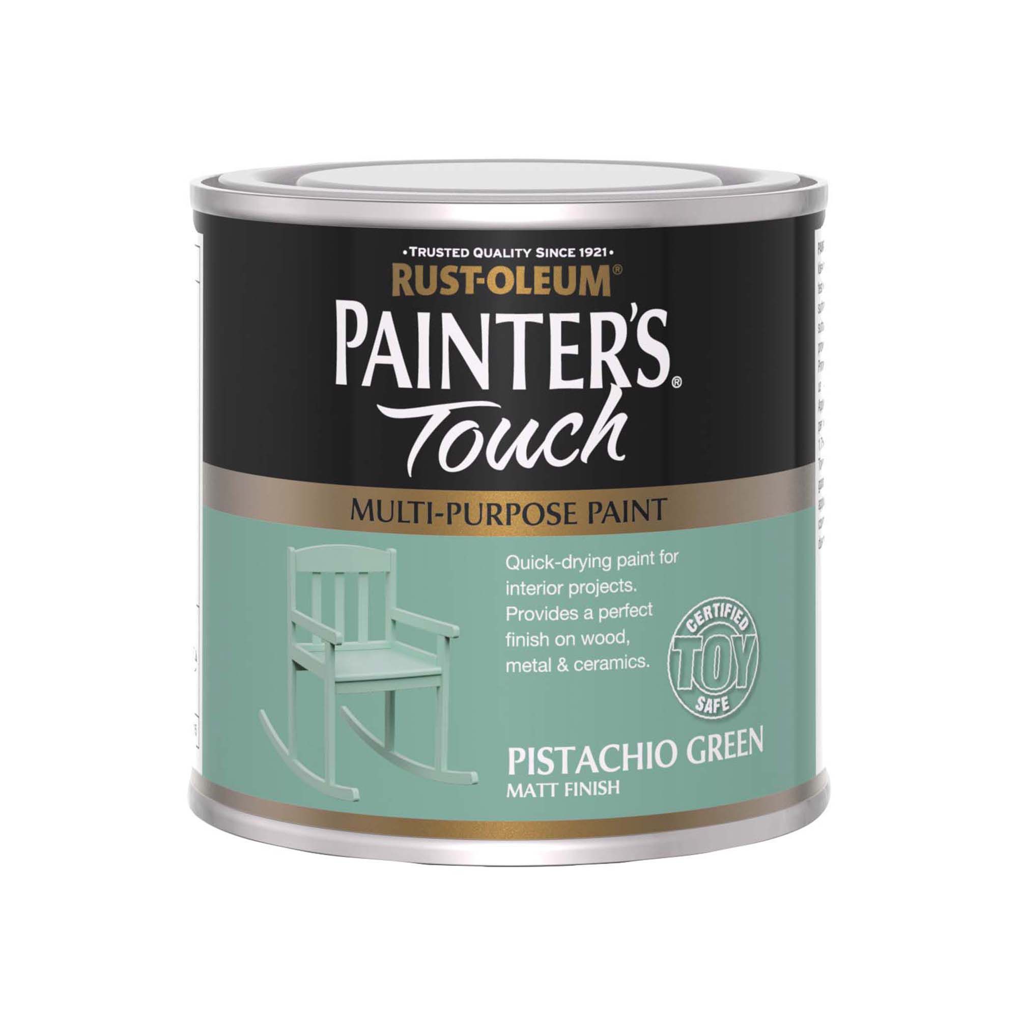 Rust-Oleum Painter's Touch Pistachio Green Matt Furniture paint, 250ml