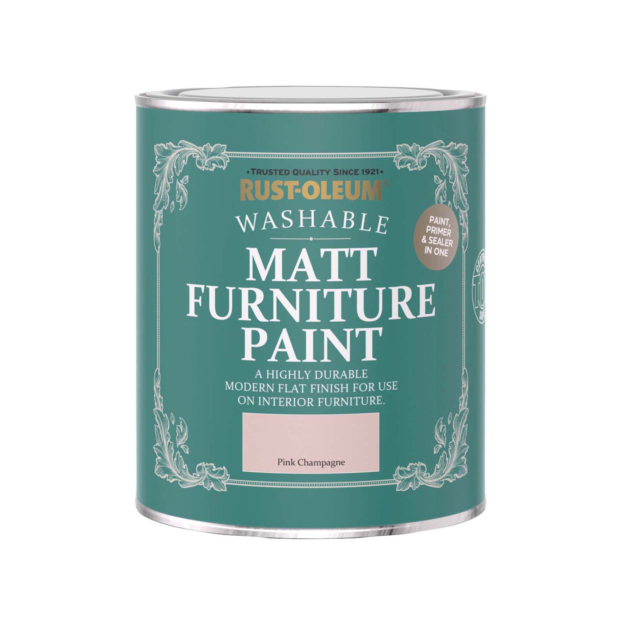 Rust-Oleum Pink Champagne Matt Furniture paint, 750ml
