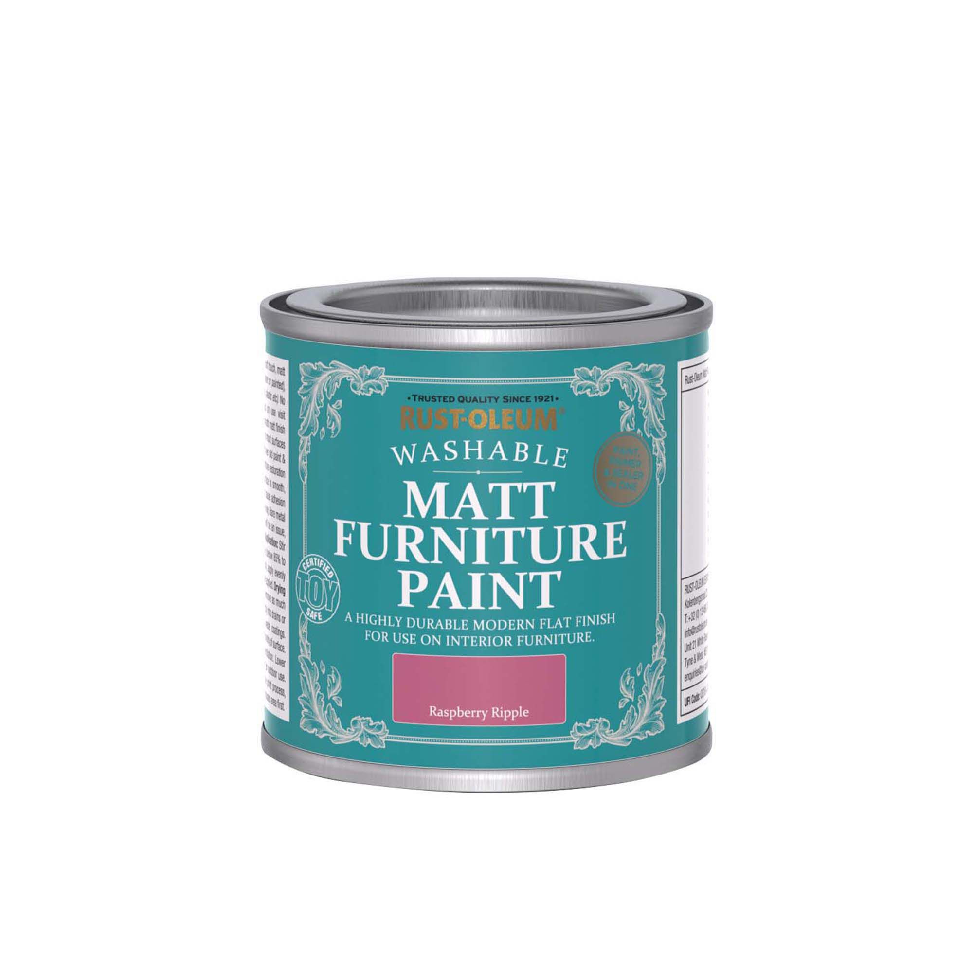 Rust-Oleum Raspberry Ripple Matt Furniture paint, 125ml