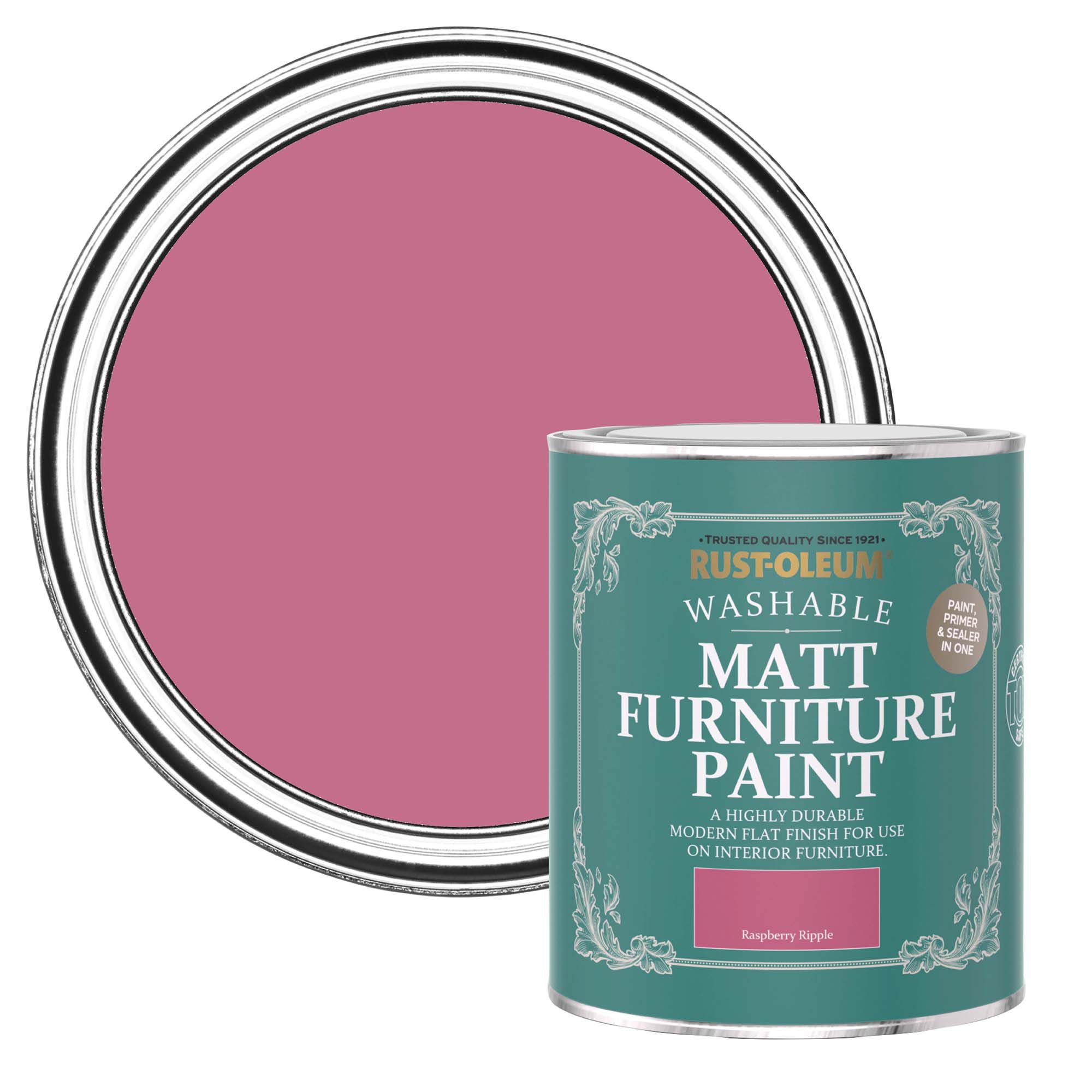 Rust-Oleum Raspberry Ripple Matt Furniture paint, 750ml