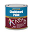 Rust-Oleum Red Matt Chalkboard paint, 0.25L