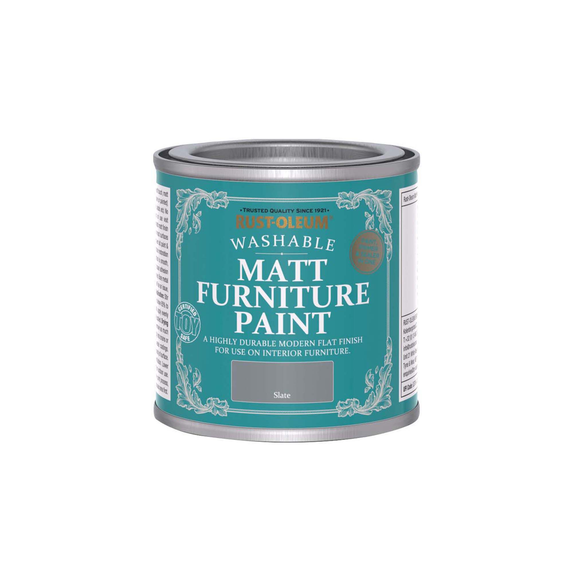 Rust-Oleum Slate Matt Furniture paint, 125ml
