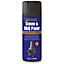 Rust-Oleum Stove & bbq Black Matt Multi-surface Spray paint, 400ml