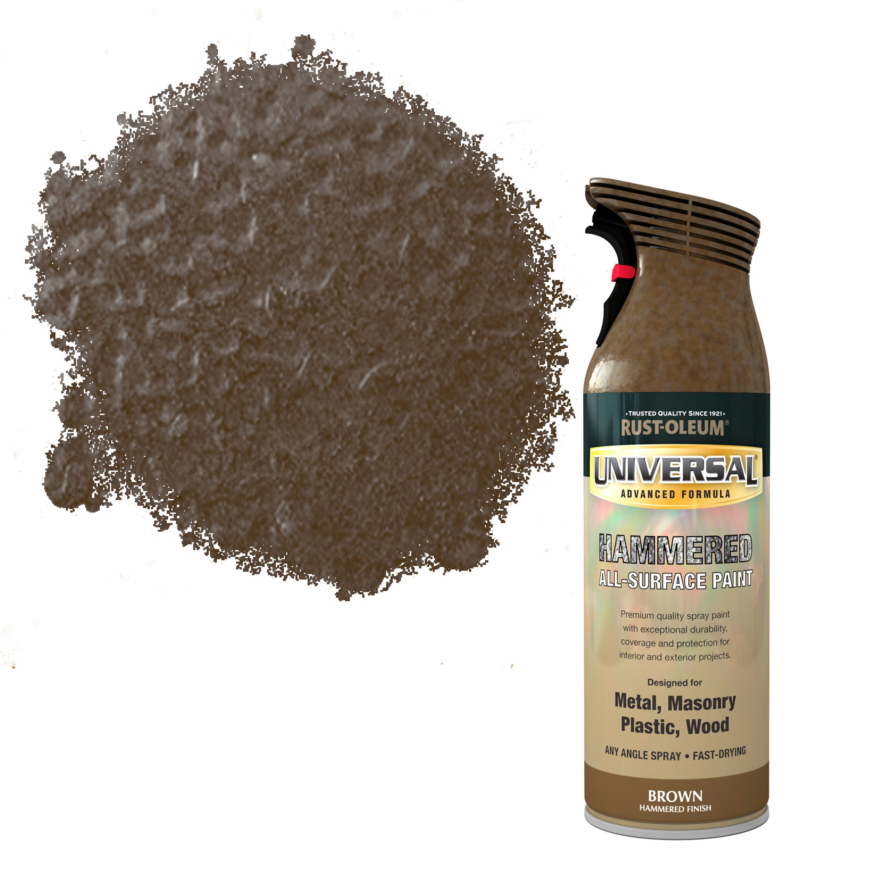 Brown spray paint for plastic discount