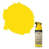 Rust-Oleum Universal Canary yellow Gloss Multi-surface Spray paint, 400ml